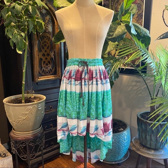 Free People Floral boho swingy skirt - Picture 12 of 16